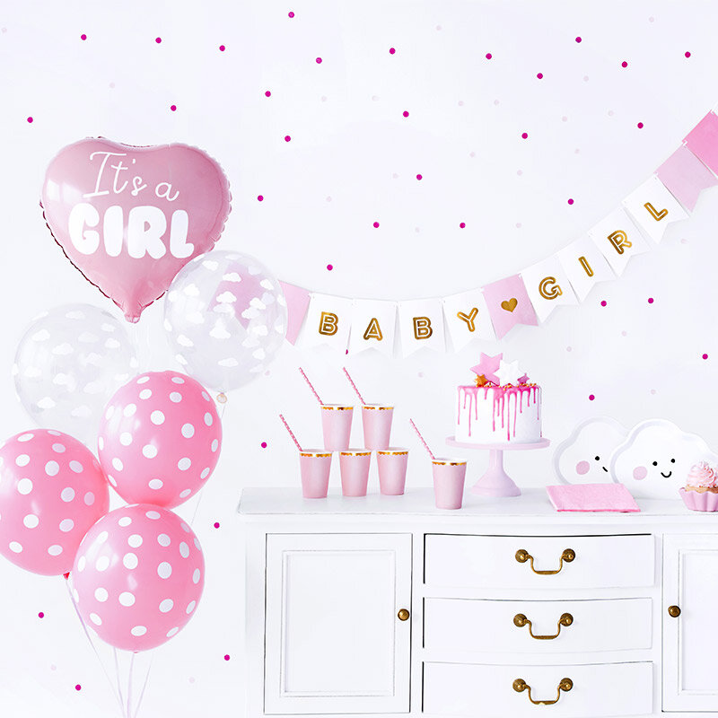 Babyshower Feestpakket, It´s a girl 49 delig