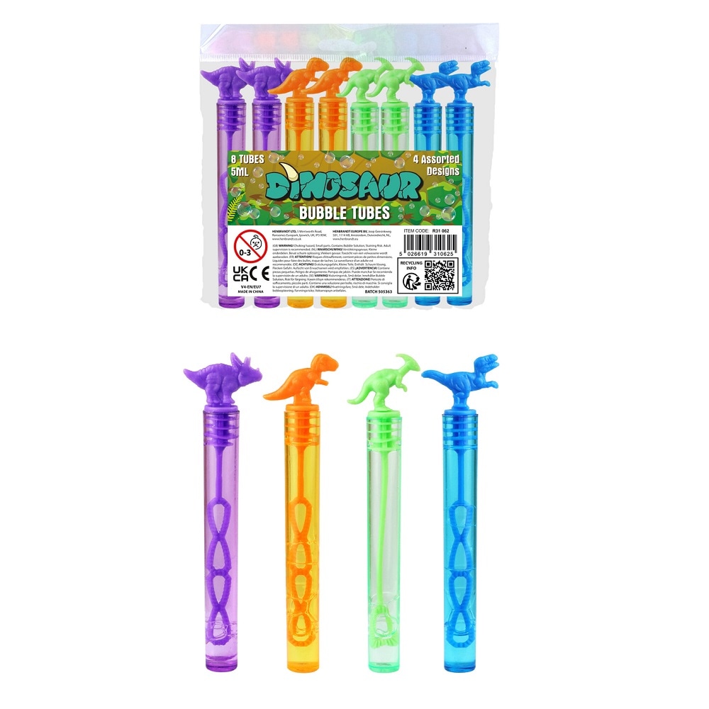 Bellenblaas Dinosaurus 8 stuks