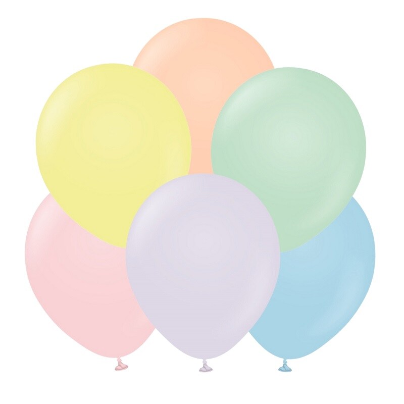 Ballonnen - Pastelkleuren 23 cm 10 stuks