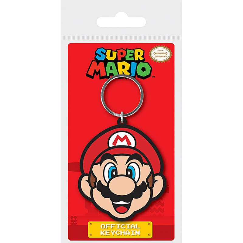 Super Mario - Sleutelhanger Mario hoofd