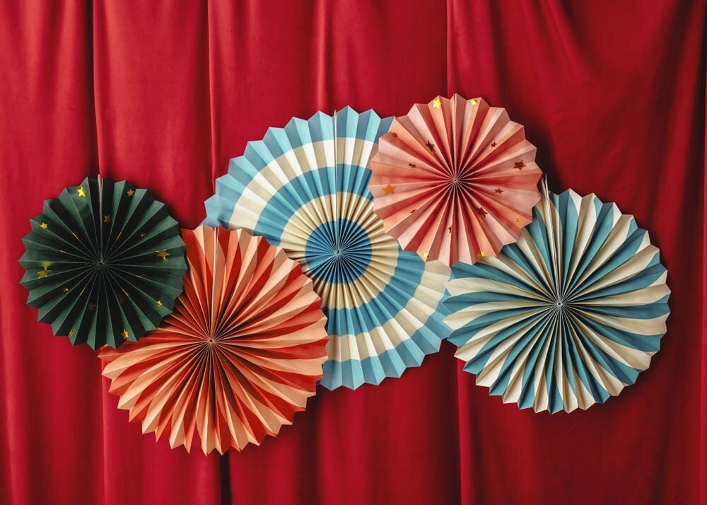 Circus Decoratieve Rozetten 26-43 cm