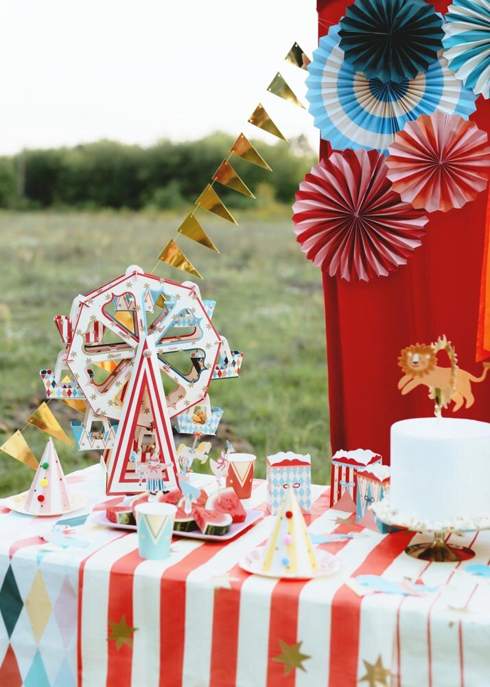 Circus Decoratieve Rozetten 26-43 cm