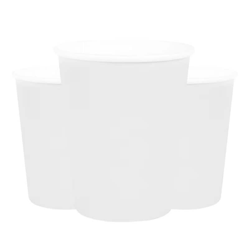 Papieren Bekers 250 ml - Wit 10 stuks