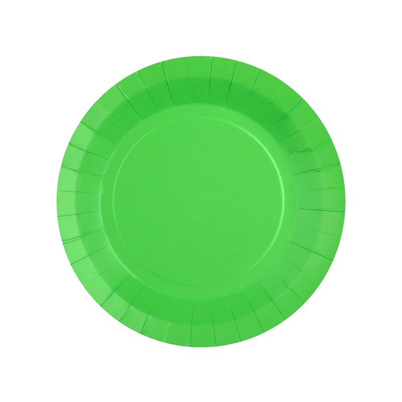 Bordjes 17,5 cm - Groen 10 stuks