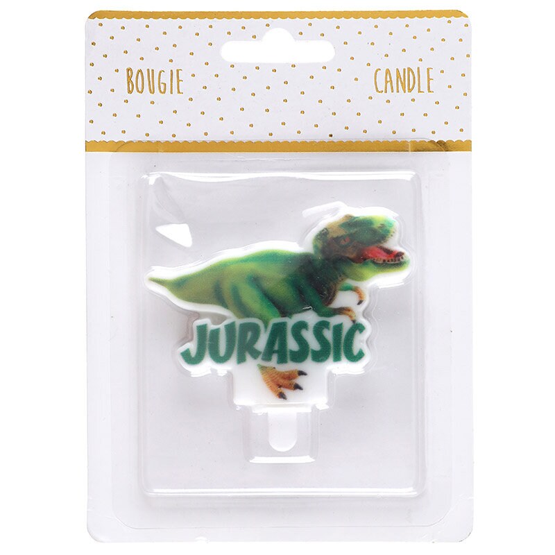 Dinosaurus taartkaars 7,5 cm