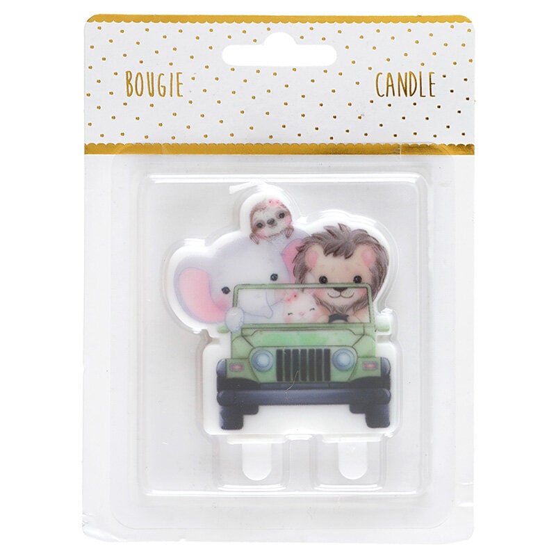 Baby Safari - Taartkaars 7,5 cm