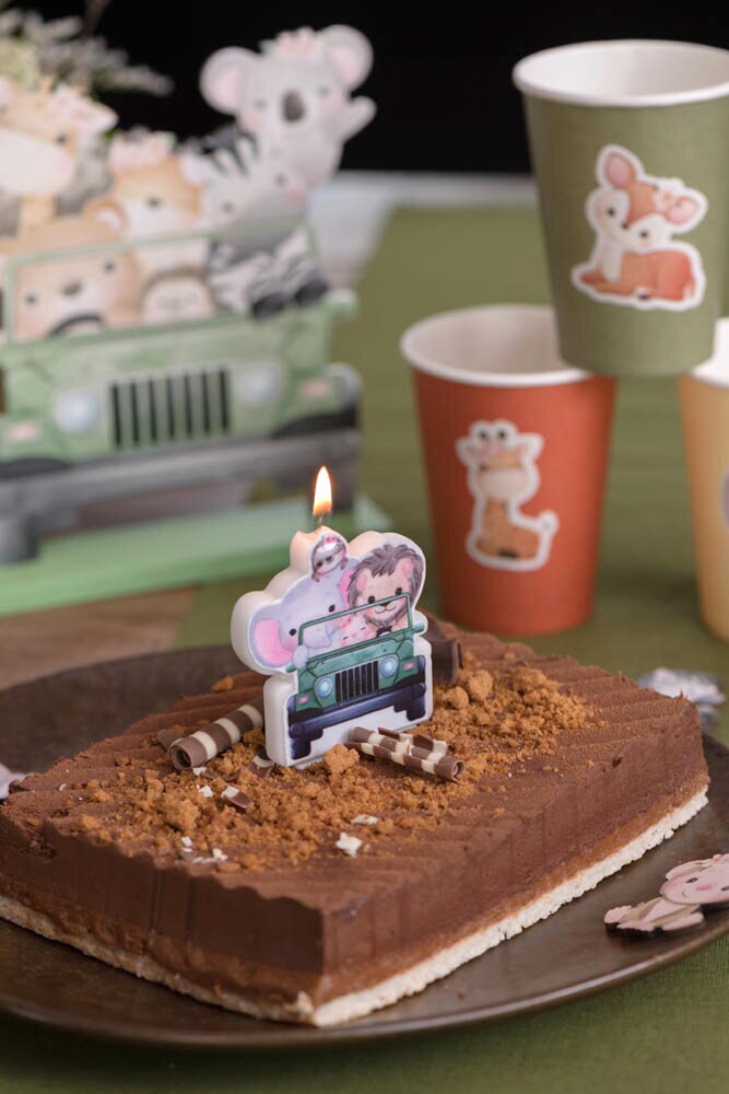 Baby Safari - Taartkaars 7,5 cm