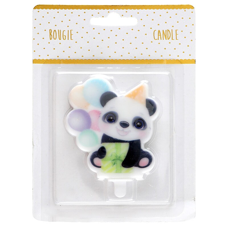Panda taartkaars 7,5 cm