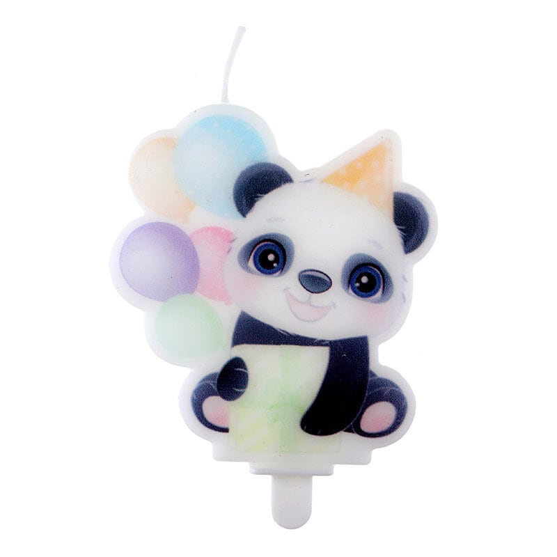 Panda taartkaars 7,5 cm