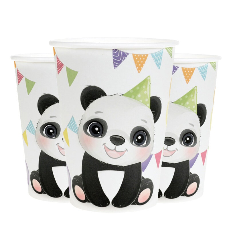 Panda - Bekers 10 stuks