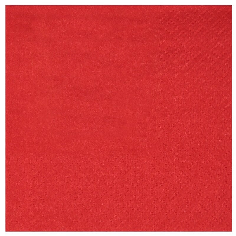 Servetten - Rood 25 stuks