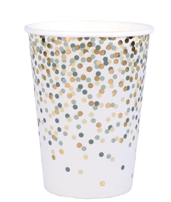Baby Boy Dots - Papieren bekers 10 stuks