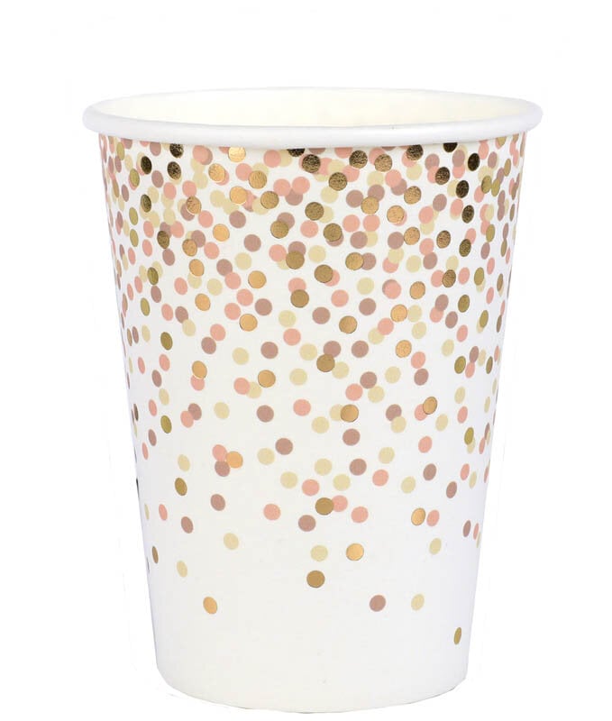 Baby Girl Dots - Papieren bekers 10 stuks