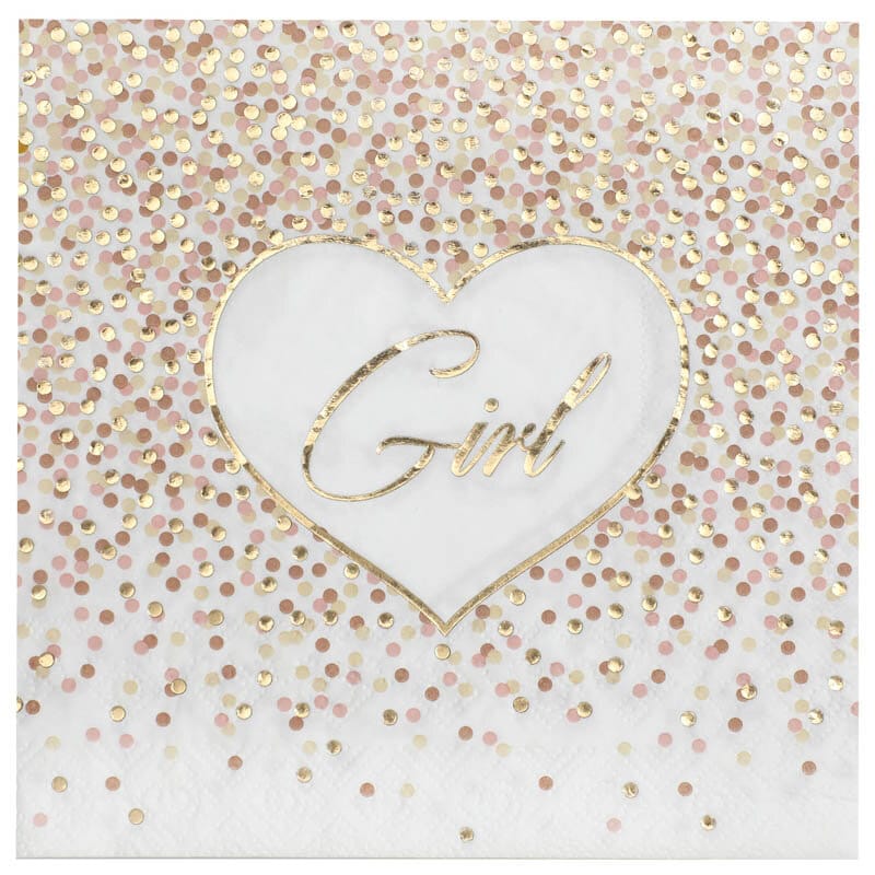 Baby Girl Dots - Servetten 20 stuks