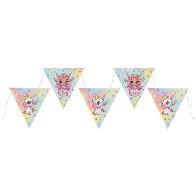 Unicorn Fairy - Vlaggenlijn 5 meter