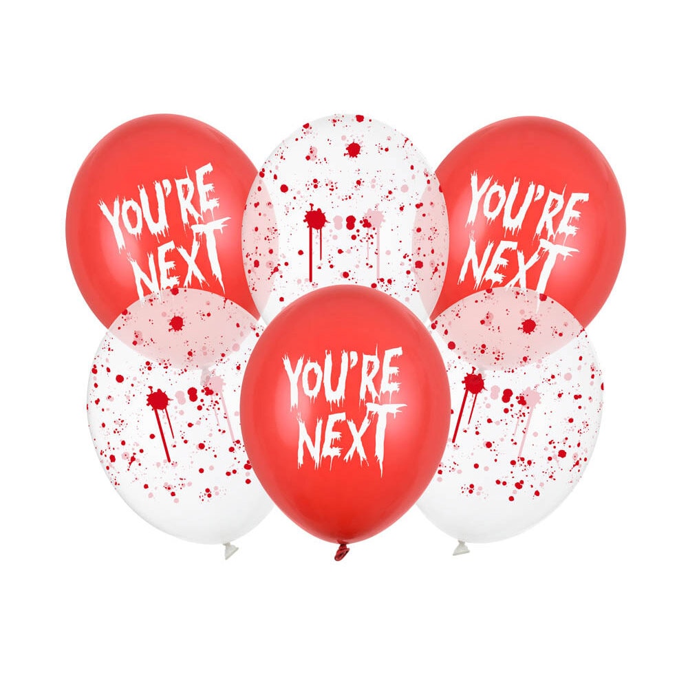Halloween Ballonnen You're next 6 stuks