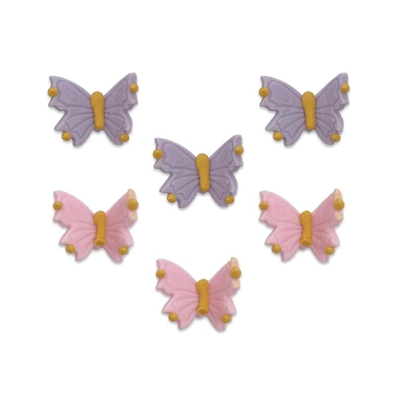 Suikerdecoraties - Vlinders 6 stuks