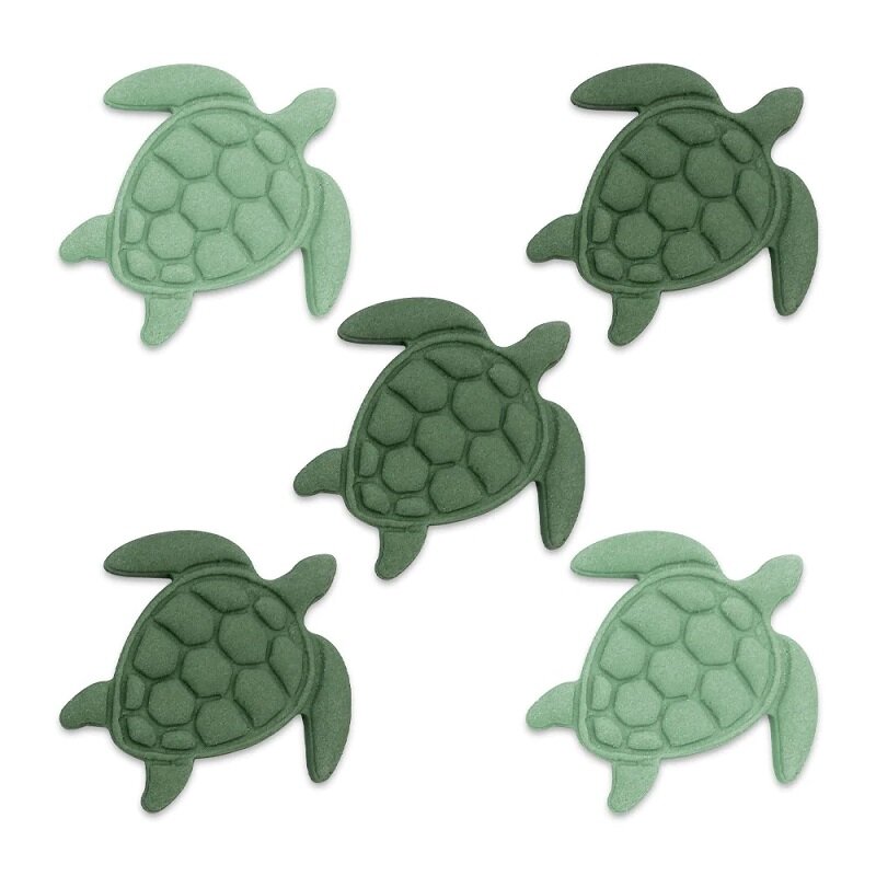 Suikerdecoraties - Schildpadden 5 stuks