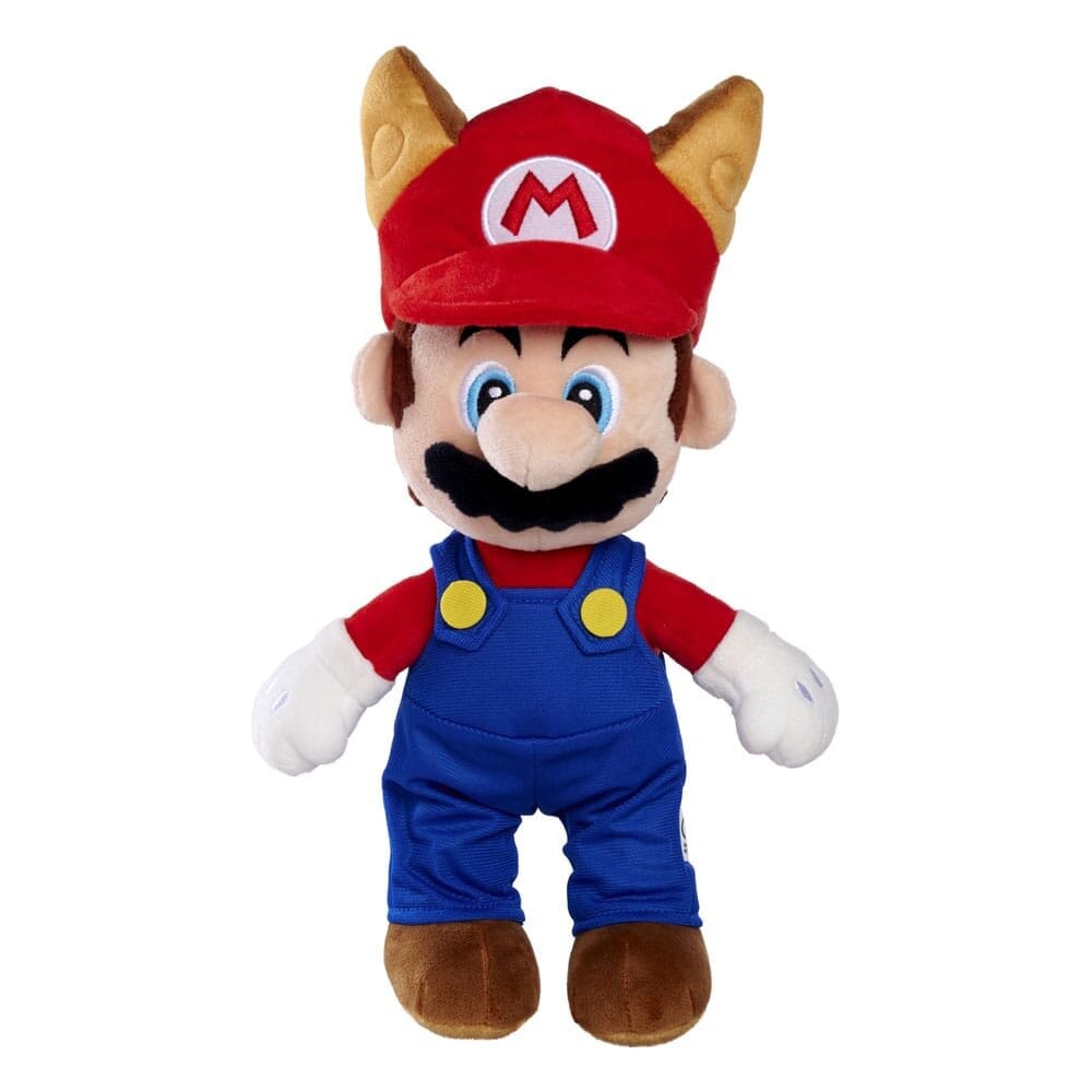 Super Mario Pluche Knuffel Tanooki Mario 30 cm