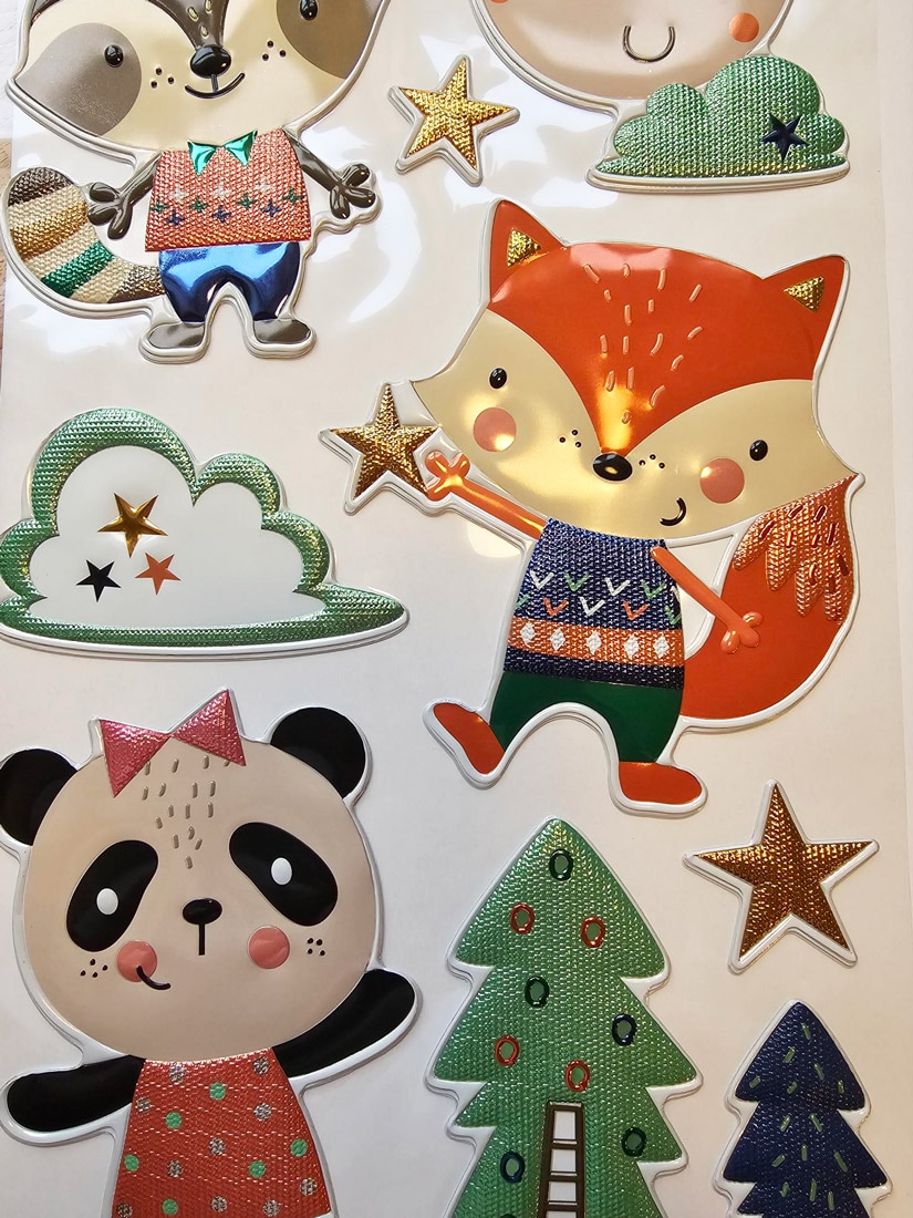 Wandstickers Bosdieren