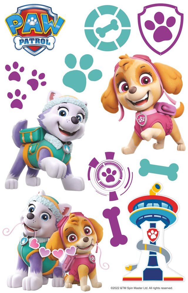 Paw Patrol muurstickers – Skye & Everest