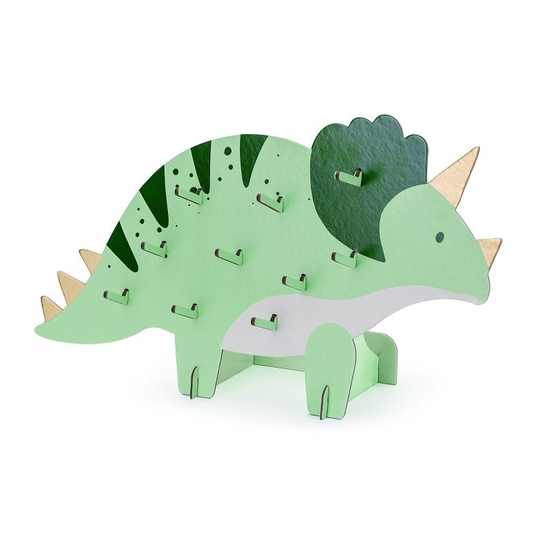 Donutstandaard - Dinosaurus Triceratops 38 x 23 cm