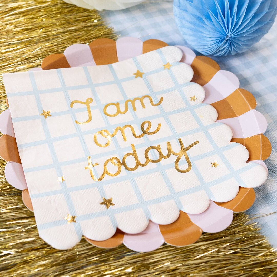 Teddybeer - Servetten 1 jaar 12 stuks