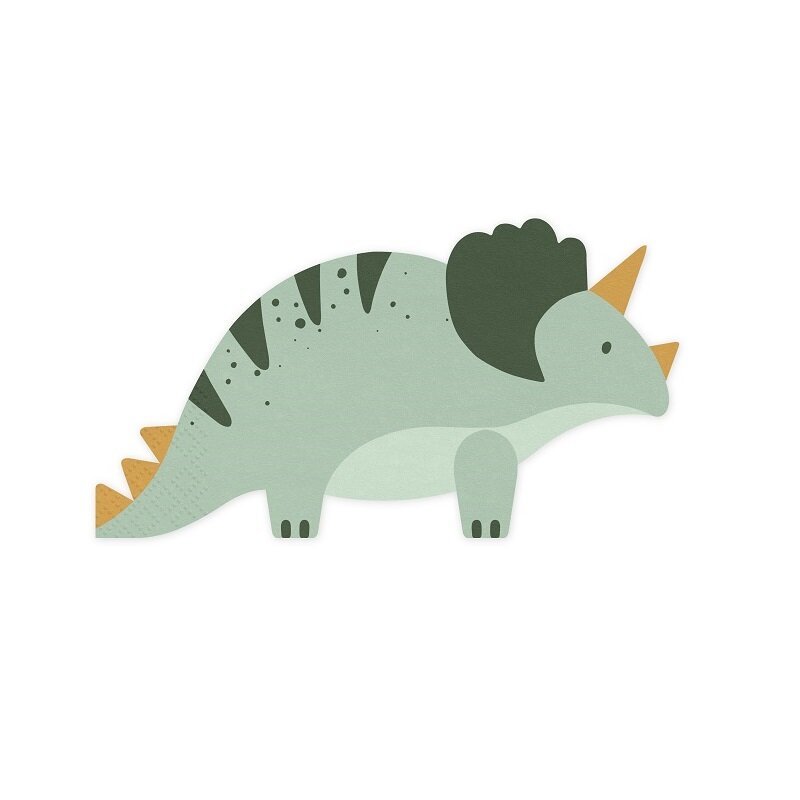 Servetten - Dinosaurus Triceratops 12 stuks