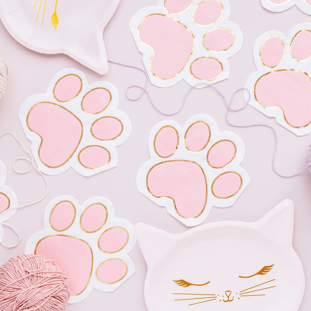 Cat Paws - Servetten 12 stuks