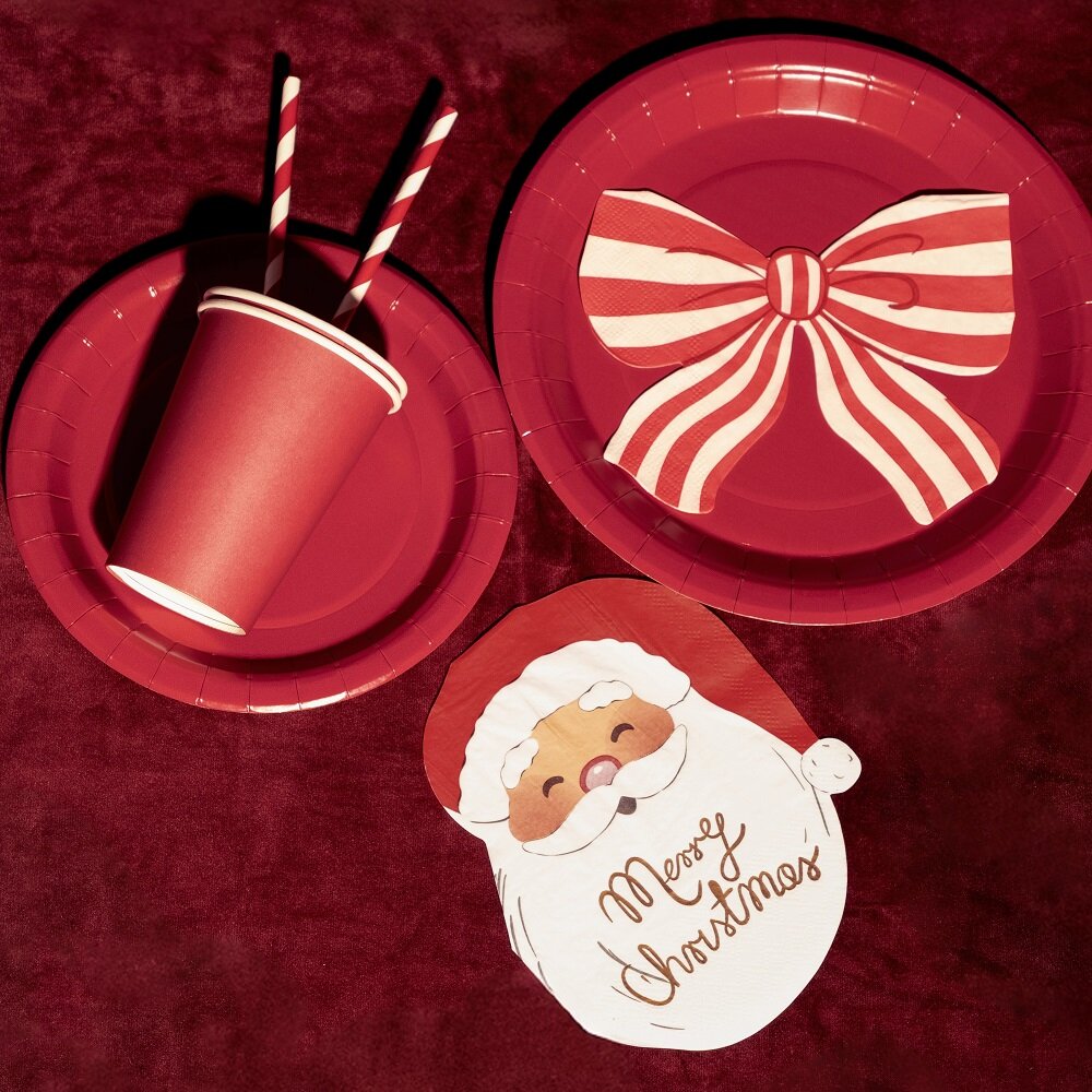 Kerstservetten Kerstman 12 stuks