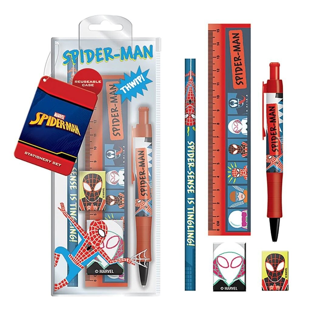 Spiderman - Schoolset 5 stuks