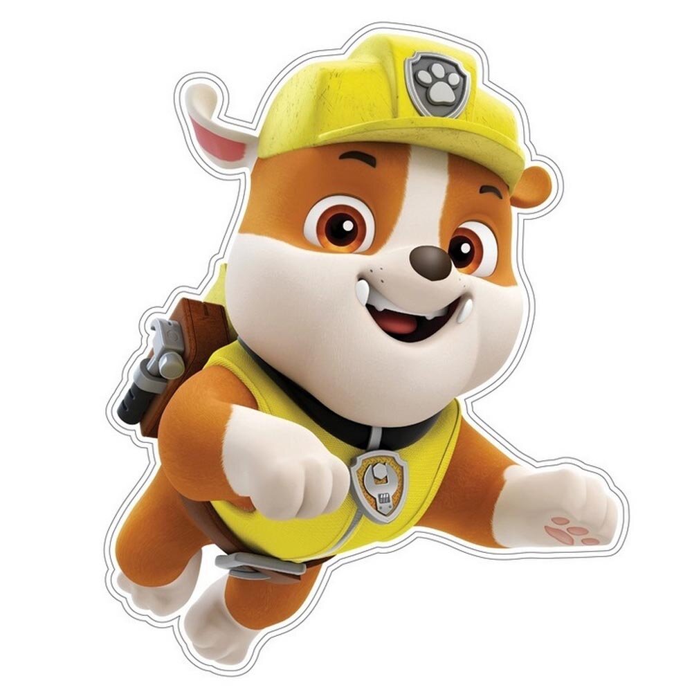 Paw Patrol 3D muurdecoratie - Rubble
