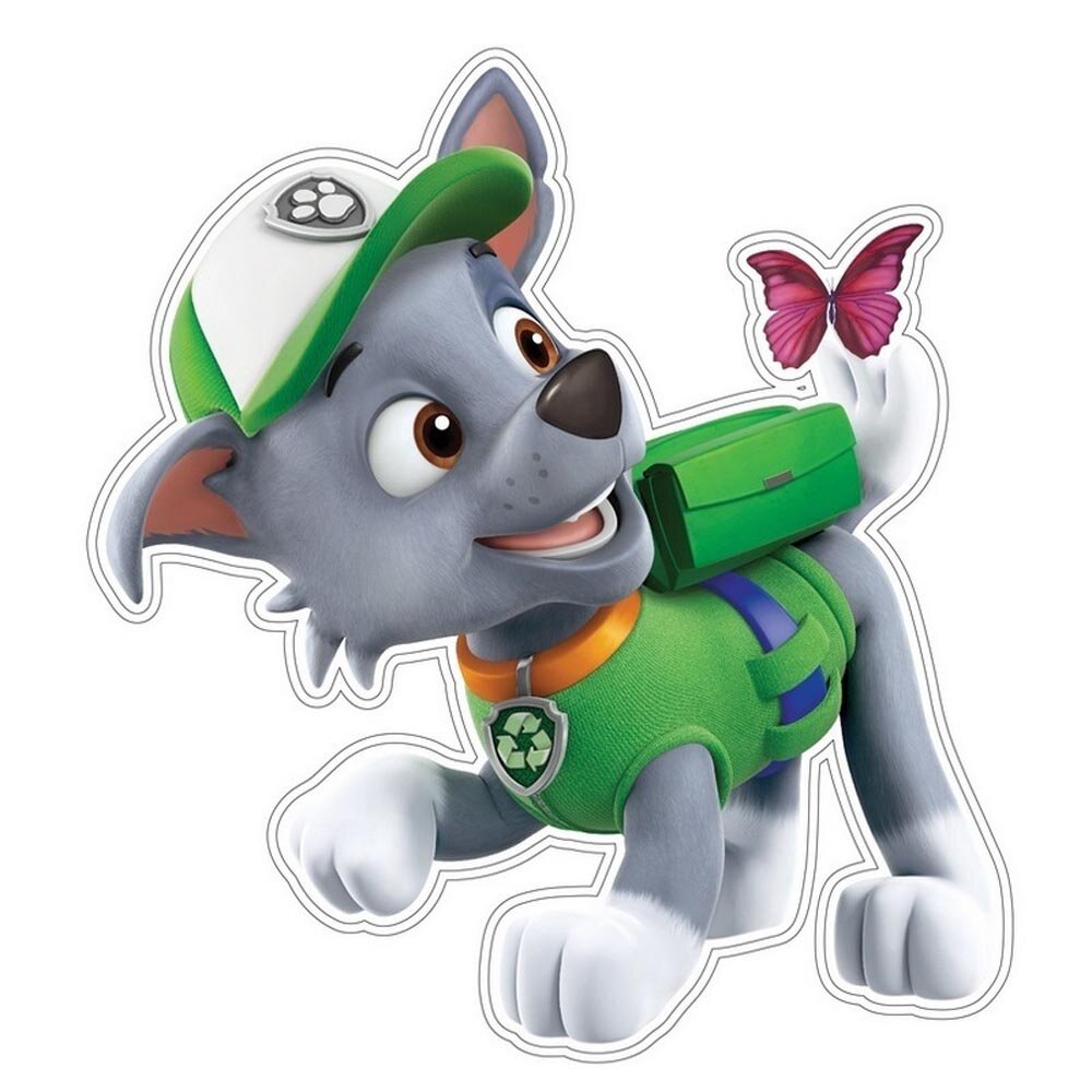 Paw Patrol 3D muurdecoratie - Rocky