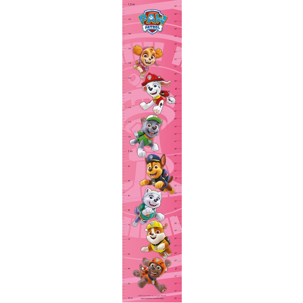 Paw Patrol Skye Groeimeter voor de Kinderkamer