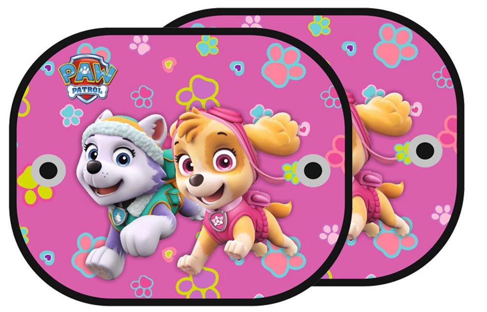 Paw Patrol Skye zonneschermen voor in de auto - 2 stuks