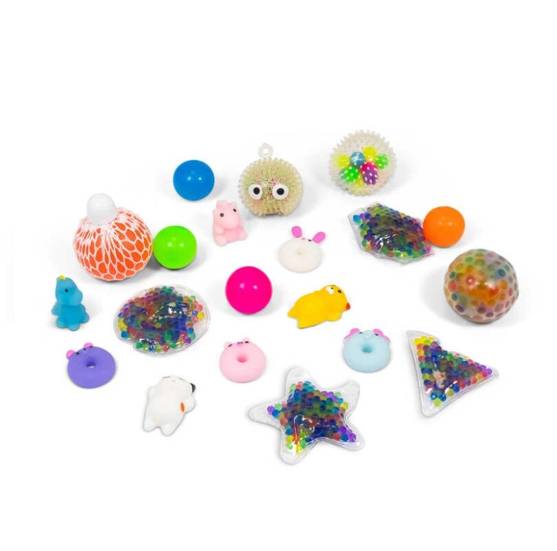 Squeeze- en squishspeelgoed 20-pack