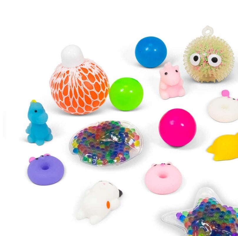 Squeeze- en squishspeelgoed 20-pack