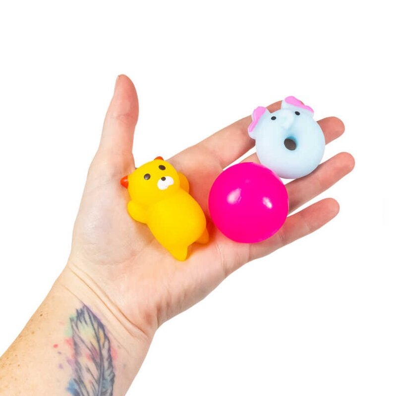 Squeeze- en squishspeelgoed 20-pack