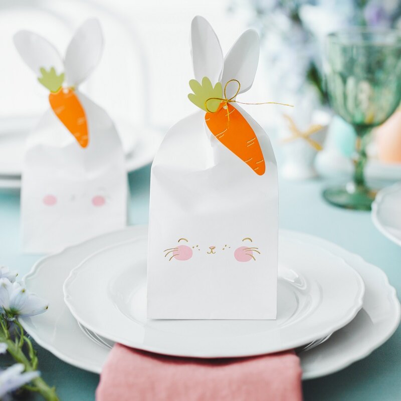 Paashaas cadeauzakjes 6 stuks