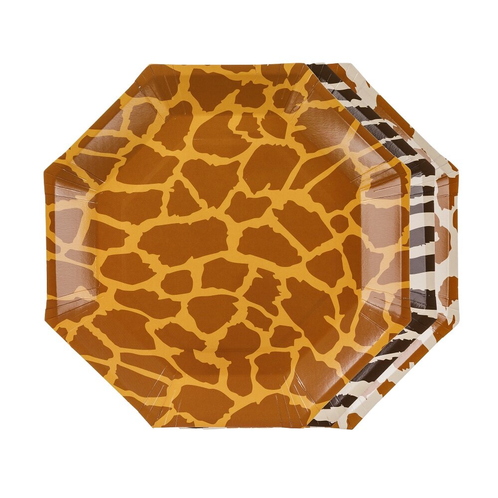 Borden Safari Print 6 stuks