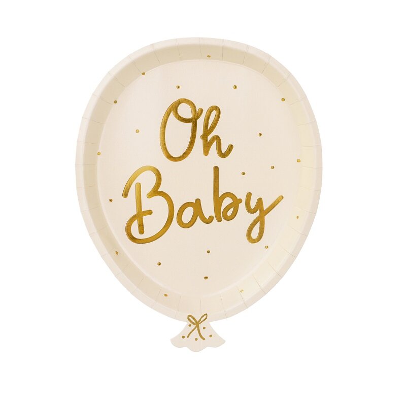 Bordjes - Oh Baby 6 stuks