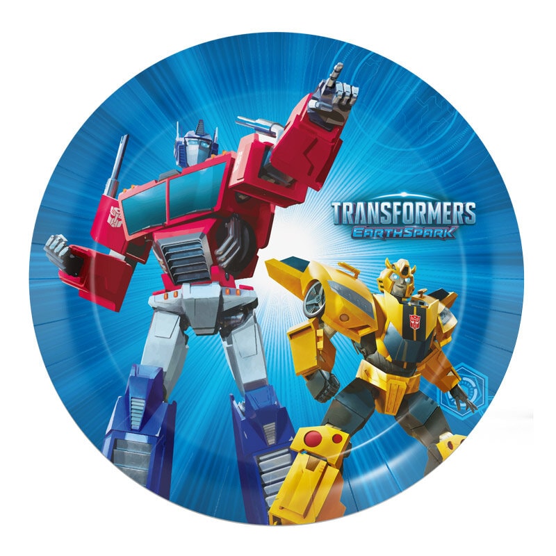 Transformers - Bordjes, 18 cm 8 stuks