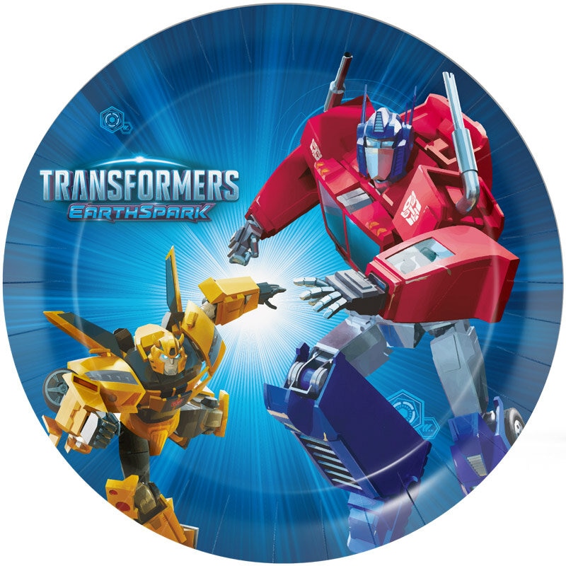 Transformers - Bordjes 8 stuks