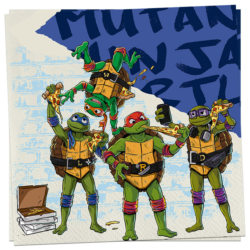 Turtles - Servetten 20 stuks