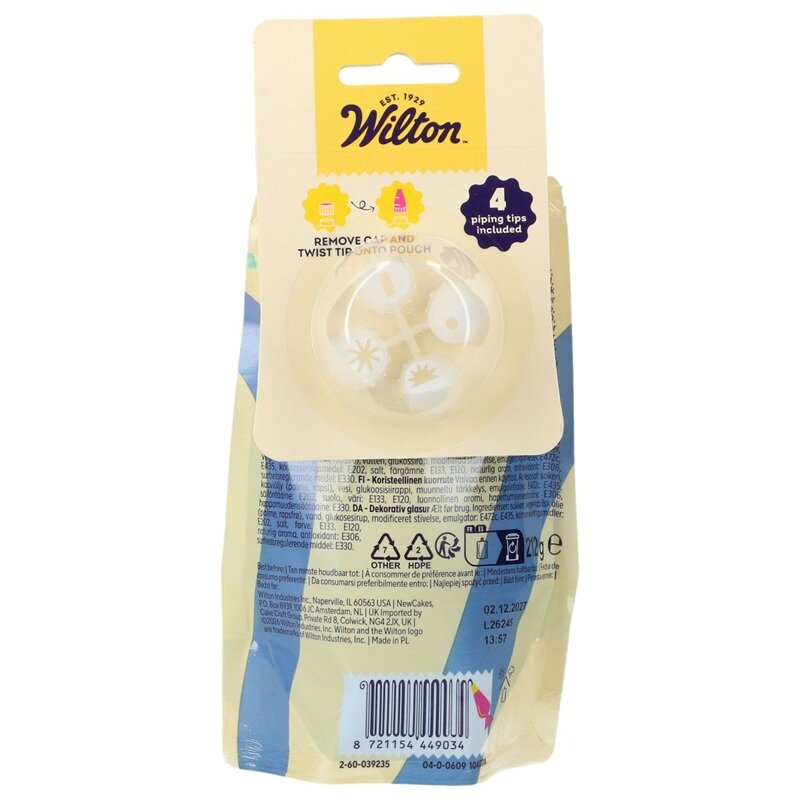 Wilton Blauw Decoreerglazuur 212 gram