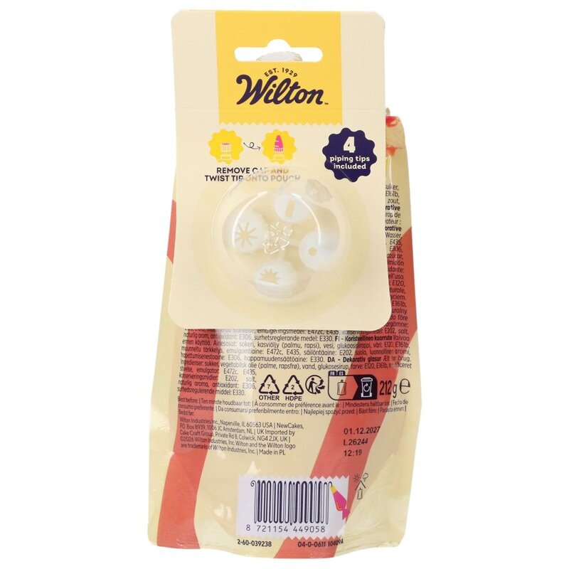 Wilton Rode Decoreerglazuur 212 gram