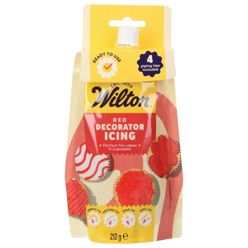 Wilton Rode Decoreerglazuur 212 gram