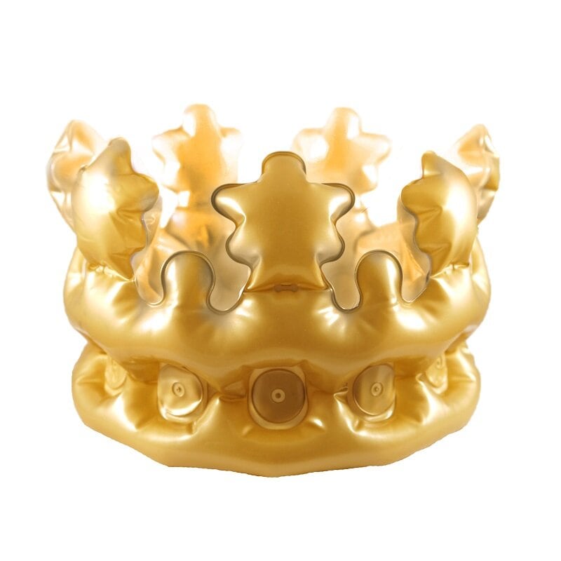 Opblaasbare Koningskroon 30 cm