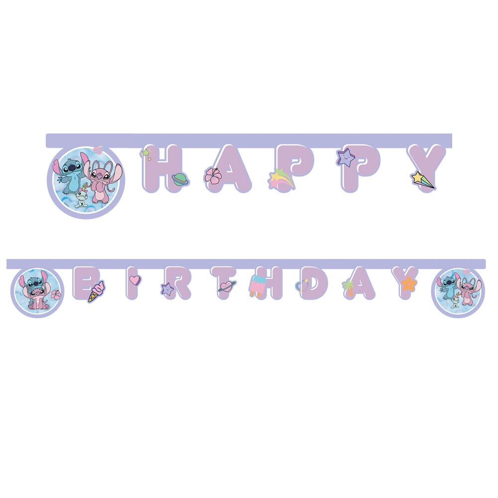 Stitch & Angel Slinger Happy Birthday