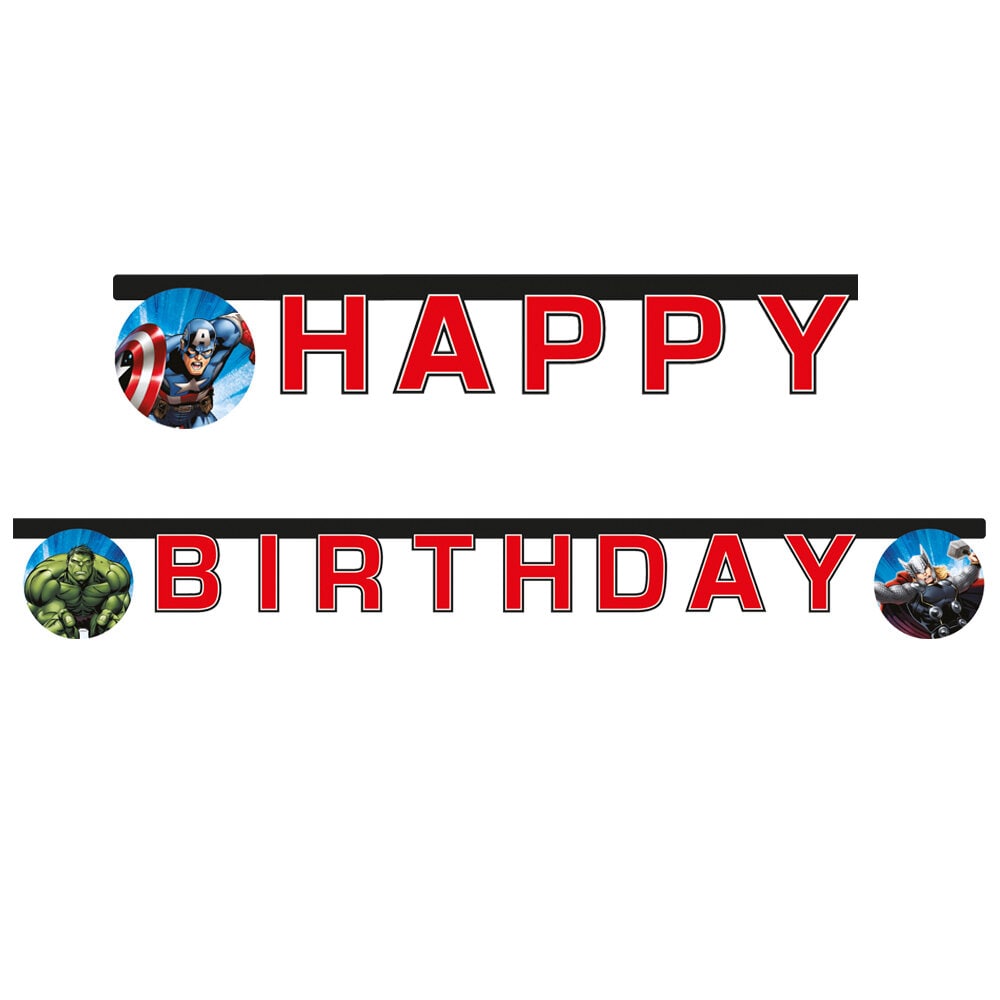 Avengers Slinger Happy Birthday